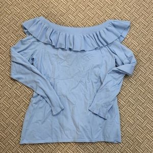 Lilly Pulitzer off the shoulder sweater